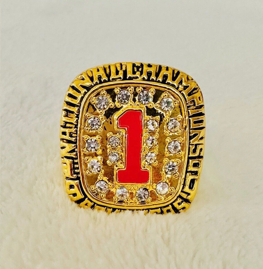 1994 Arkansas Razorbacks Commerative Championship Fan ring, US Ship with box