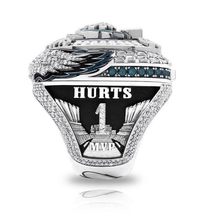 Limited Edition Philadelphia Eagles Super Bowl LIX Replica Ring, wings pop - EB Sports Championship Rings