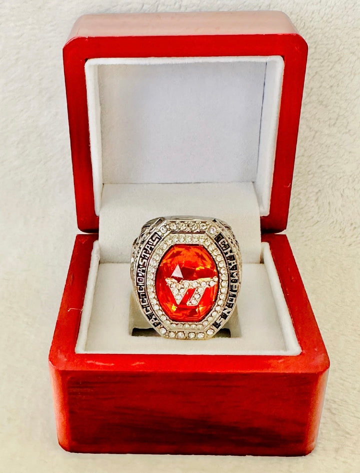 2016 Virginia Tech ACC Coastal Champs Ring with box, US SHIP