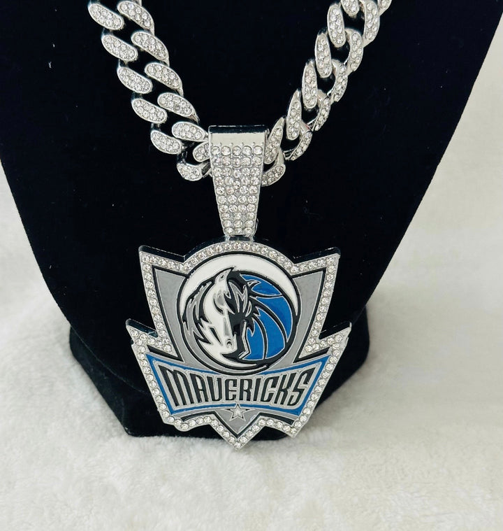 2011 Dallas Mavericks NBA Championship Silver Chain, 🇺🇸 SHIP