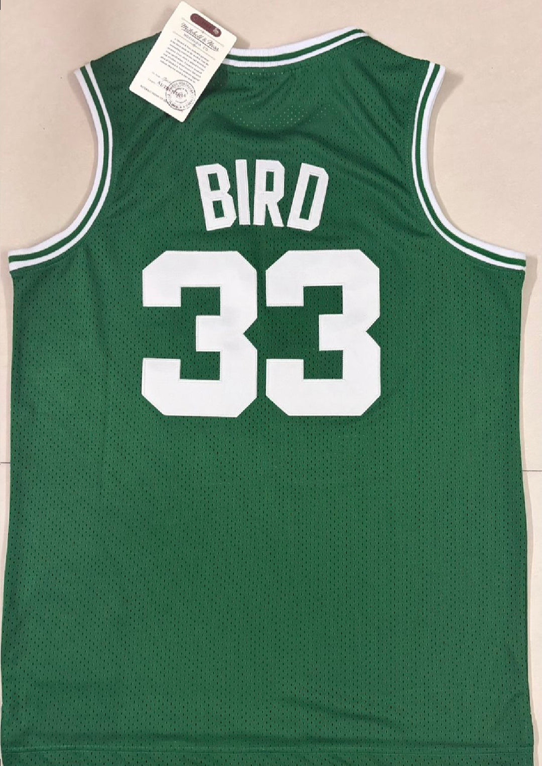 Boston Celtics Larry Bird NBA Basketball Jersey Green 