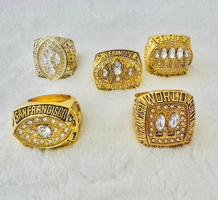 5 PCS San Francisco 49ers Championship Ring SET, US SHIP