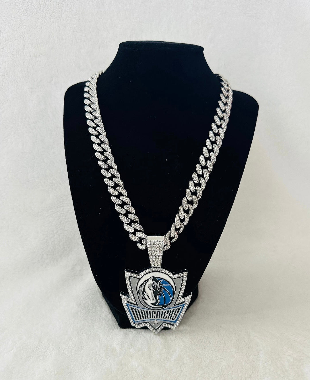 2011 Dallas Mavericks NBA Championship Silver Chain, 🇺🇸 SHIP