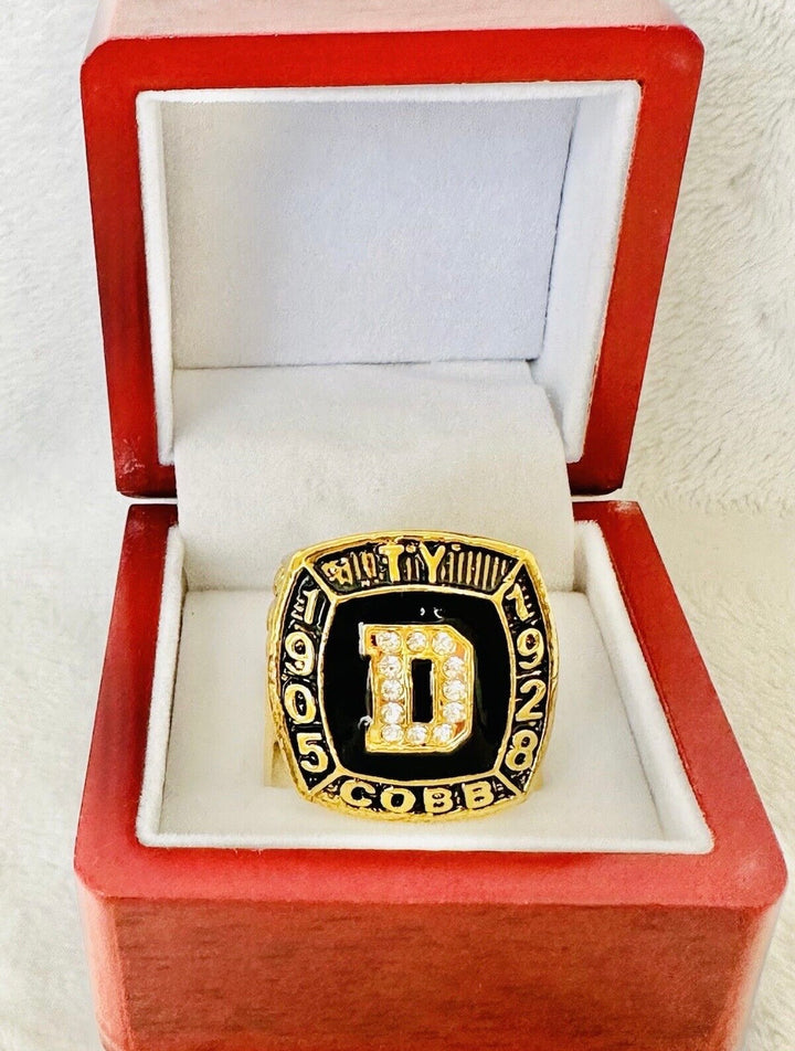 Detroit Tigers Ty Cobb Hall Of Fame Ring with box, US SHIP 1905-1928