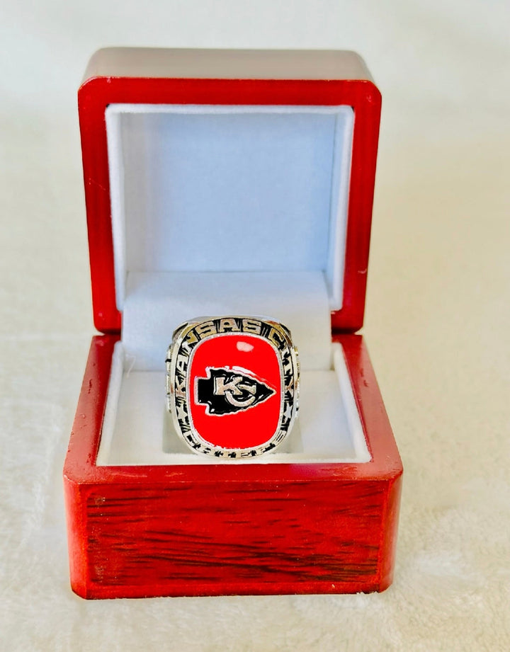 Kansas City Chiefs Team Ring W box, US SHIP - EB Sports Championship Rings
