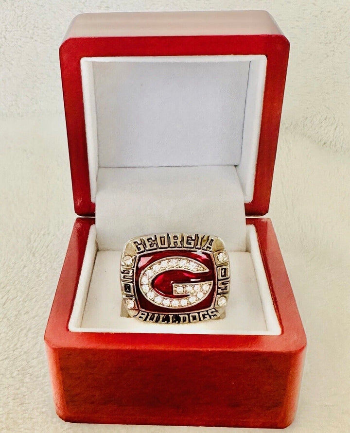 2005 Georgia Bulldogs Championship Ring with box, US SHIP