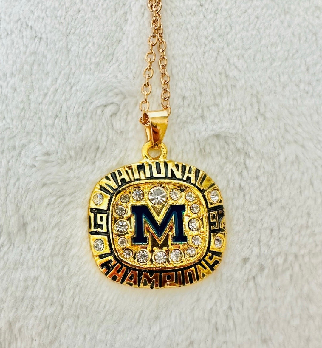 1997 Michigan Wolverines National Championship Pendant