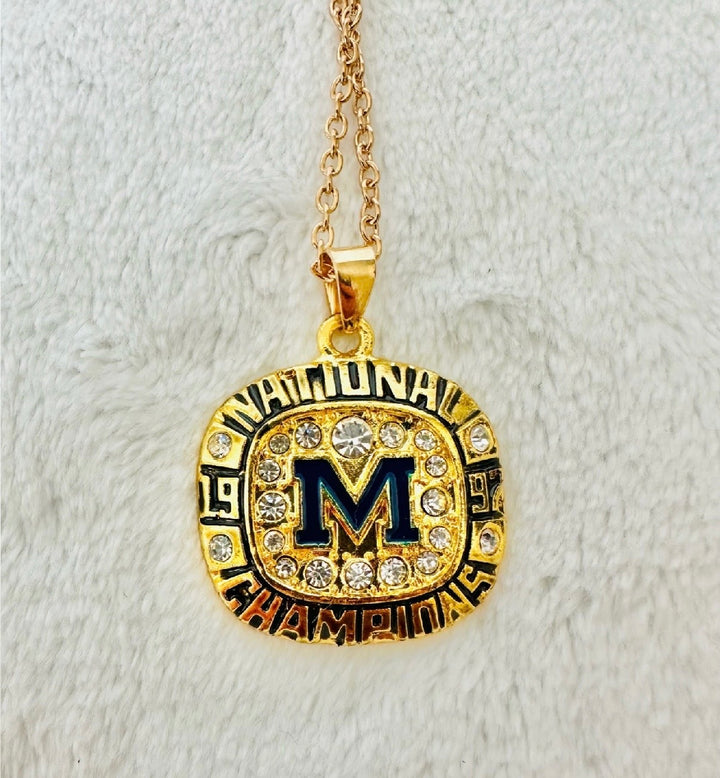 1997 Michigan Wolverines National Championship Pendant