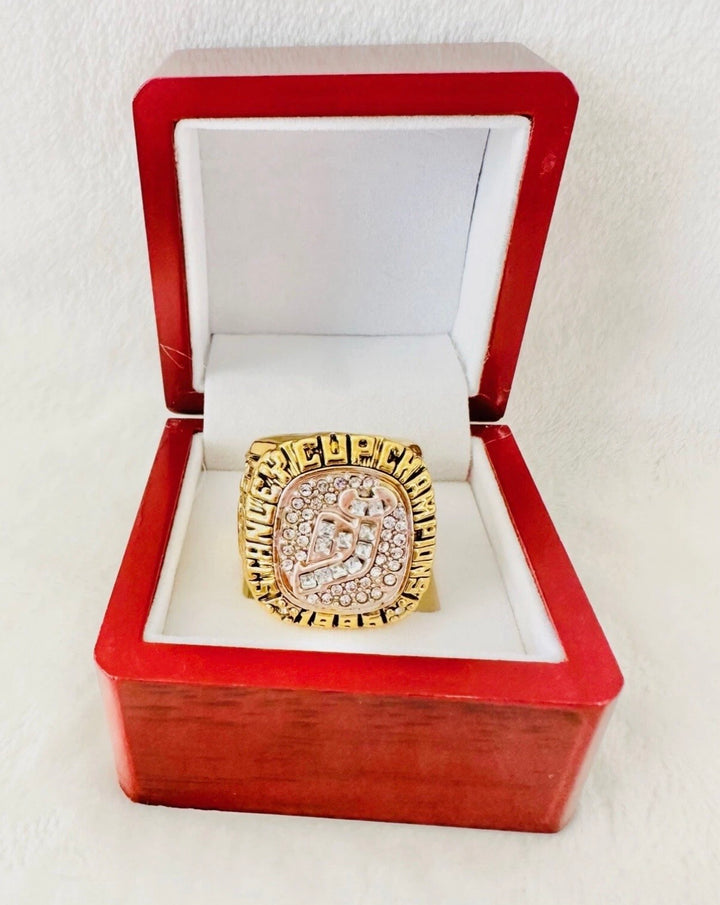 1995 New Jersey Devils Stanley Cup 18k GP Championship Ring with box, 🇺🇸 SHIP