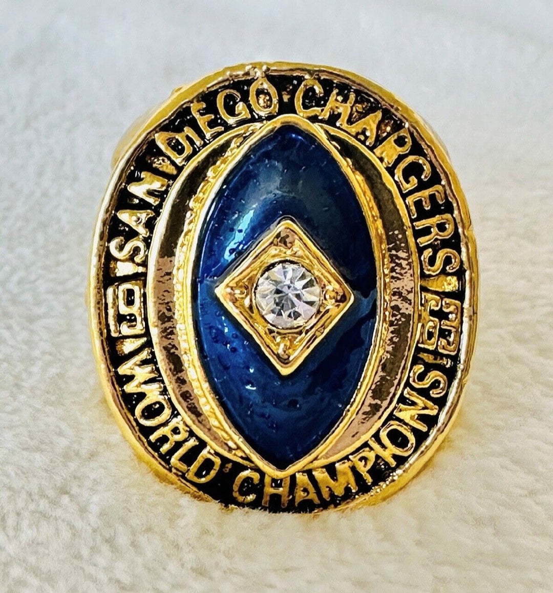 1963 LA Chargers AFC Championship Ring, US SHIP - EB Sports Championship Rings