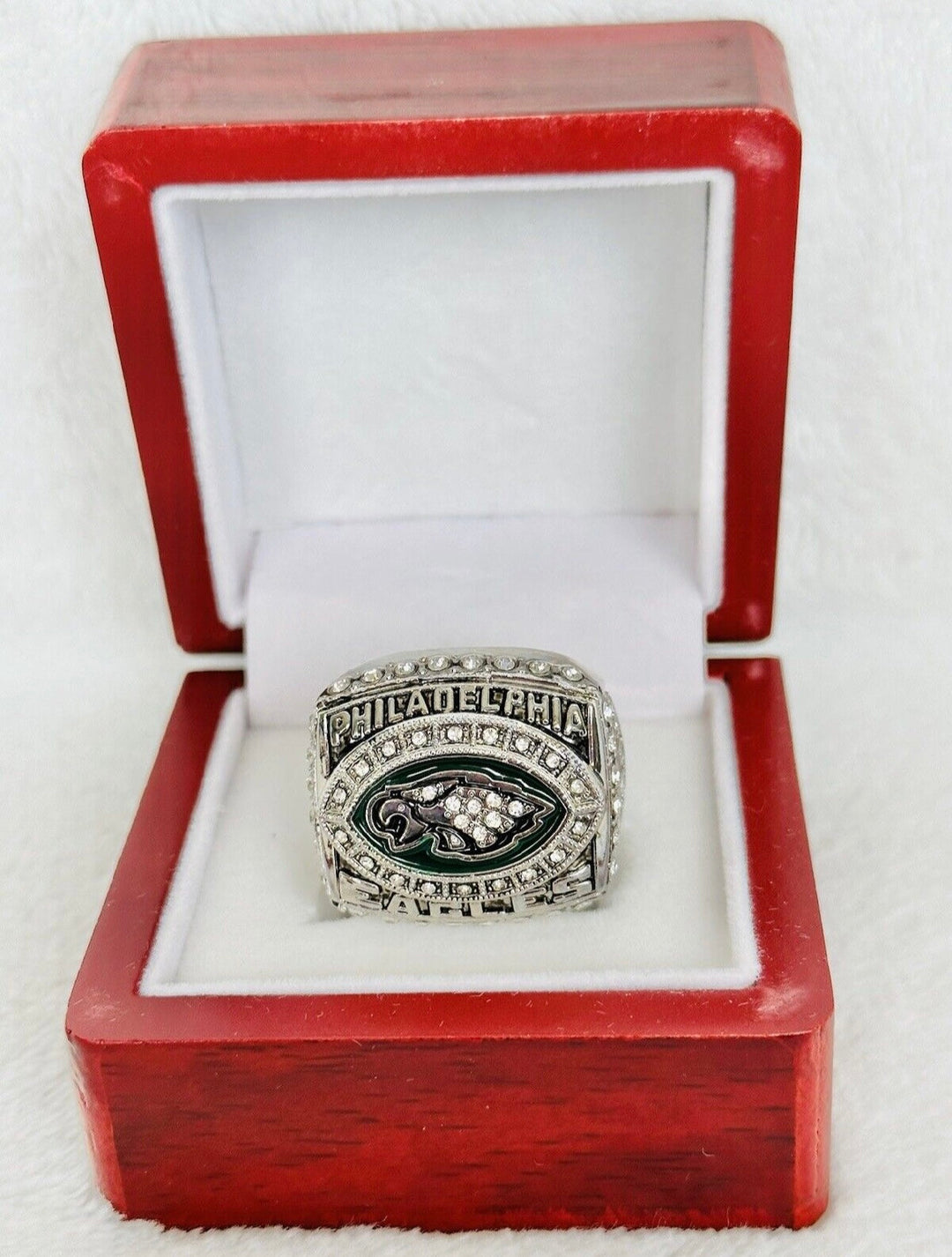 Philadelphia Eagles 2004 Championship Ring with box, USA Seller - EB Sports Championship Rings