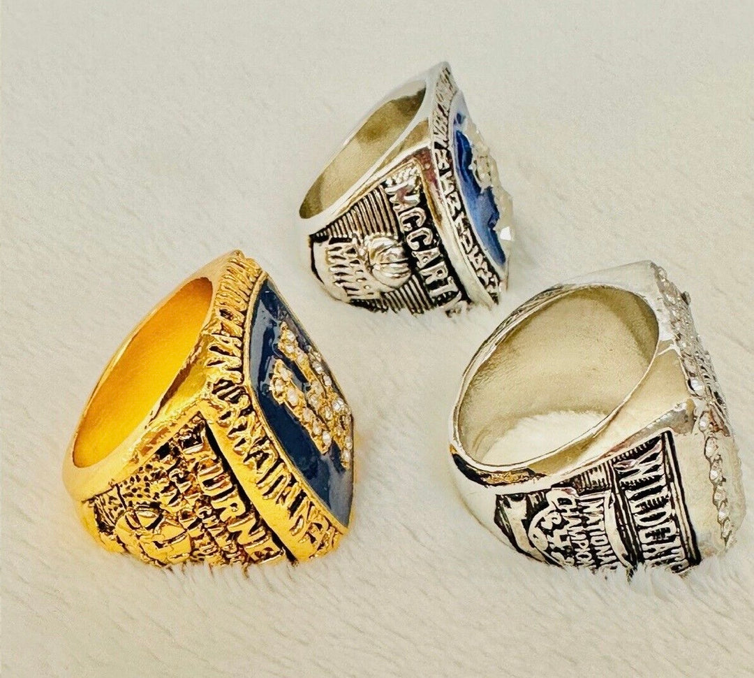3 PCS Kentucky Wildcats Brass Championship Ring set with box, US SHIP 1996/98/2012