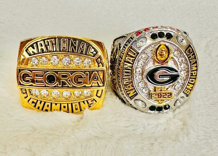 2 PCS Georgia Bulldogs National Championship Ring, US SHIP 1980/2022