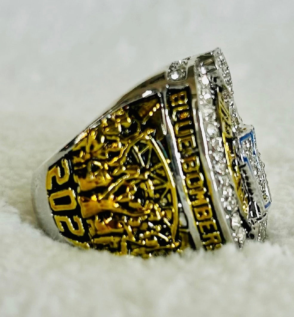2021 Grey Cup Champions Ring Winnipeg Blue Bombers, Canadian Football