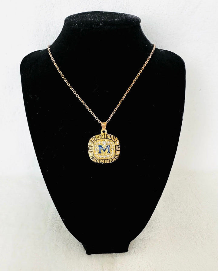 1997 Michigan Wolverines National Championship Pendant