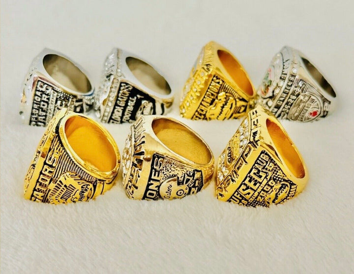 7 PCS Florida Gators Championship Ultimate Ring Set with box, US SHIP, 1995-2019