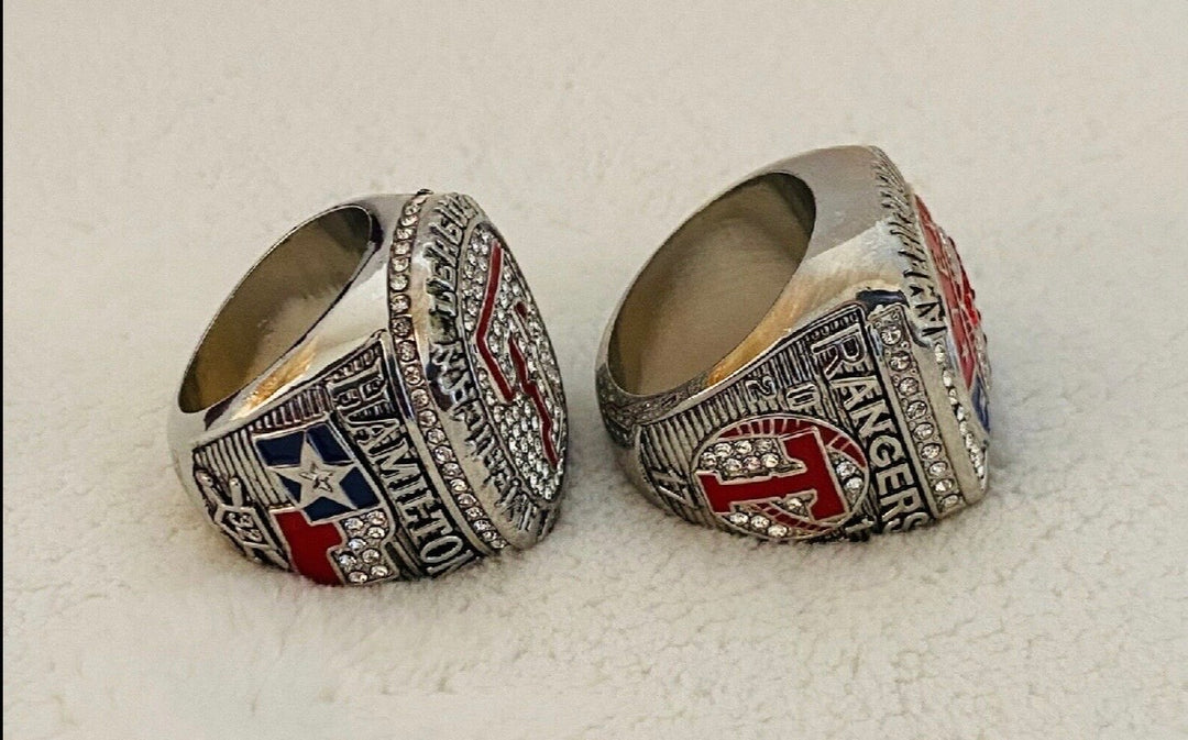 2 PCS TEXAS RANGERS 2010/11 American League Championship Ring, 🇺🇸 SHIP