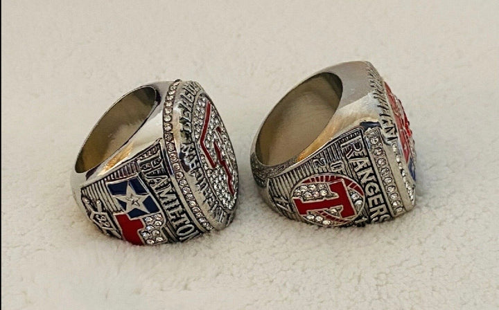 2 PCS TEXAS RANGERS 2010/11 American League Championship Ring, 🇺🇸 SHIP