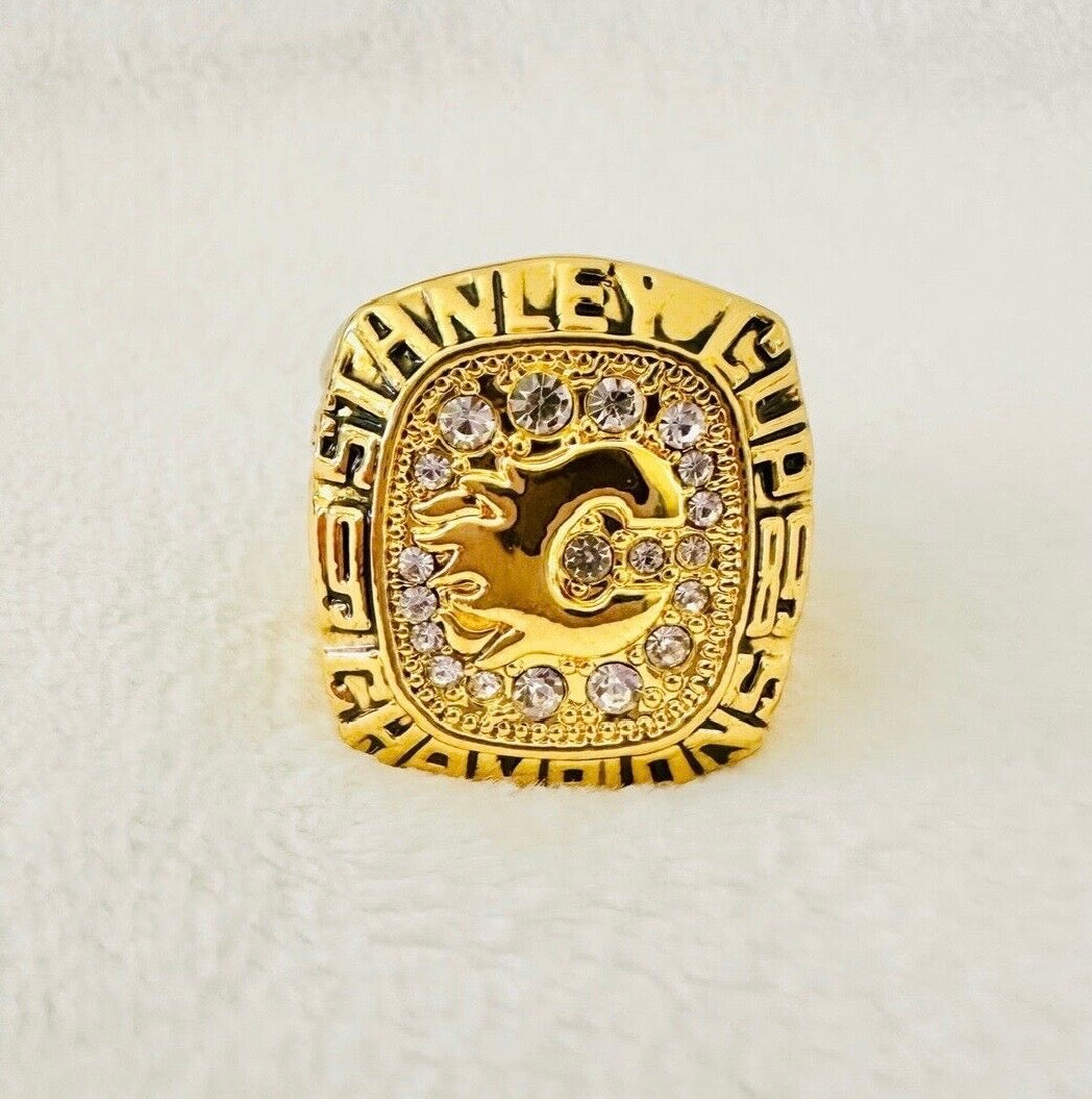 1989 Calgary Flames Stanley Cup Championship Ring, 🇺🇸 SHIP