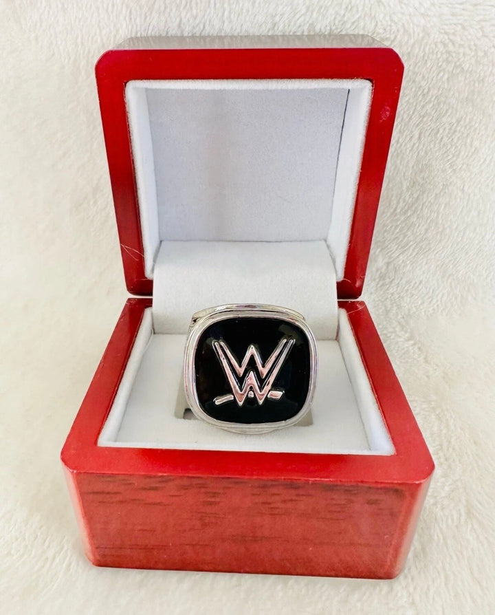 2018 Black WWE World Wrestling Hall Of Fame Championship Ring with box, 🇺🇸 SHIP