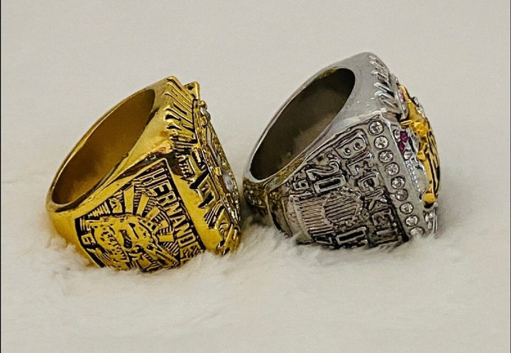 2 PCS Florida Marlins World Series Ring Set with box, US SHIP 1997/2003