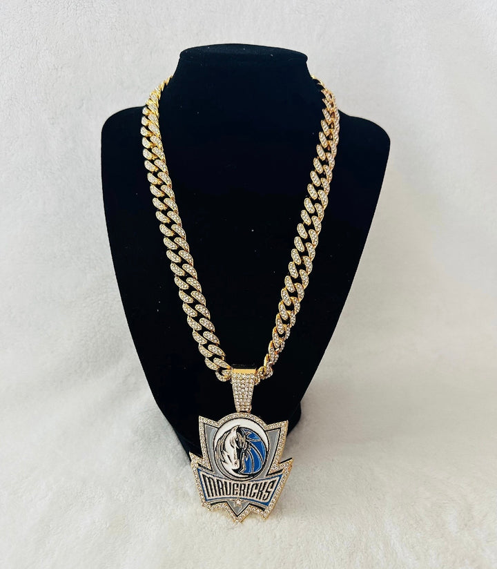 2011 Dallas Mavericks NBA Championship Gold Chain, 🇺🇸 SHIP