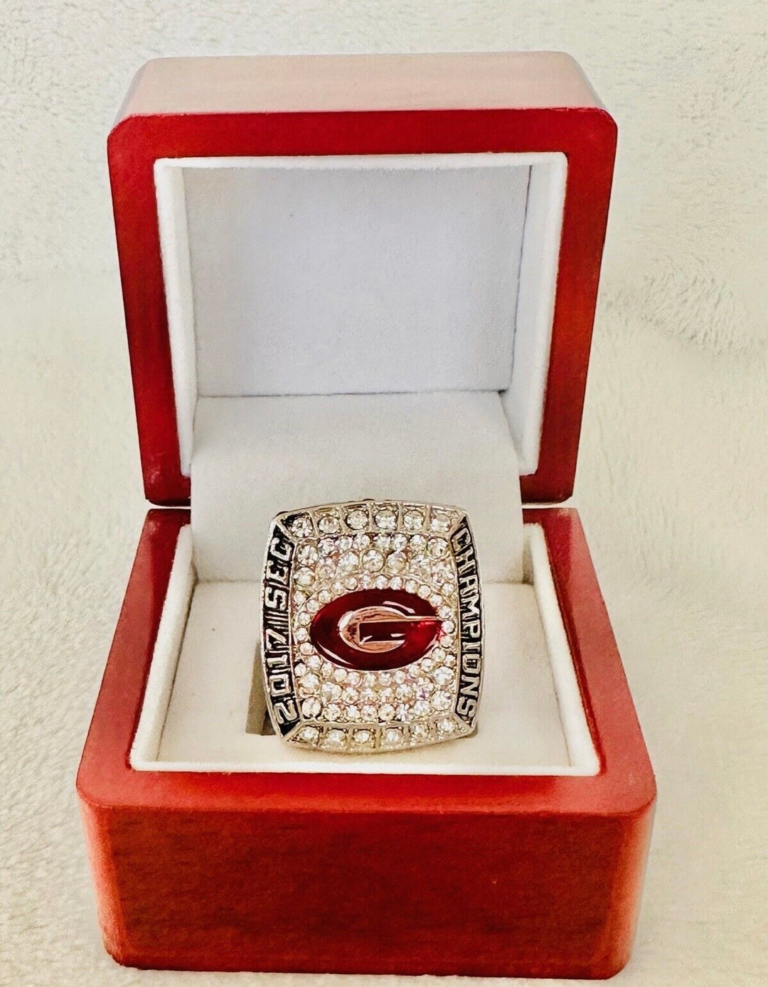 2017 Georgia Bulldogs SEC Championship Ring with box, US SHIP