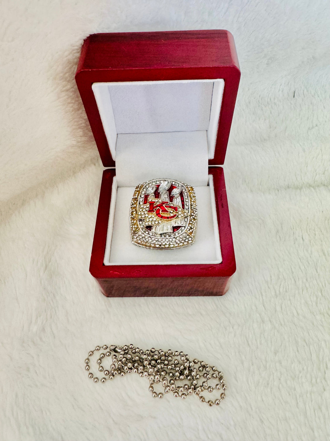 2023 Kansas City Chiefs Super Bowl Championship Ring W box, US SHIP - EB Sports Championship Rings