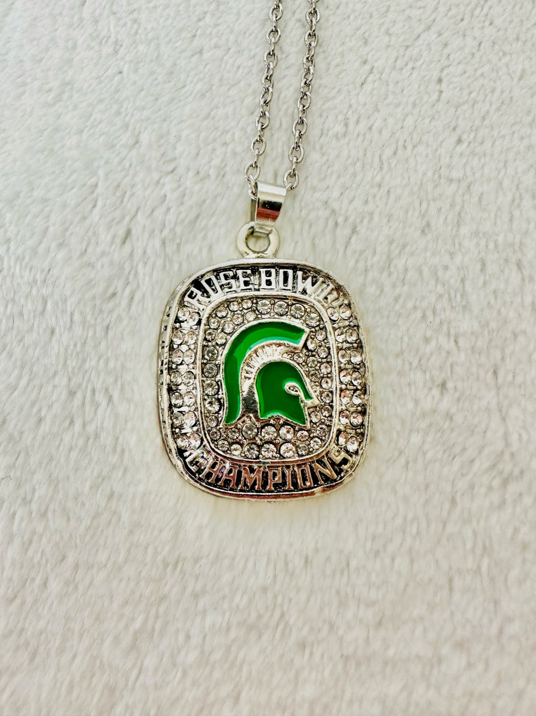 2013 Michigan State Spartans Rose Bowl Championship Pendant - EB Sports Championship Rings