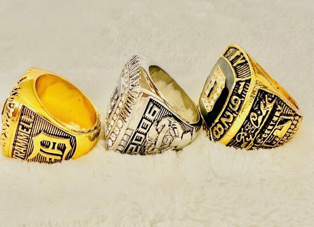 6 PCS Detroit Tigers World Series Championship Ring Set, 🇺🇸 SHIP