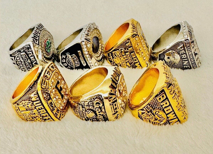 7 PCS Florida Gators Championship Ultimate Ring Set with box, US SHIP, 1995-2019