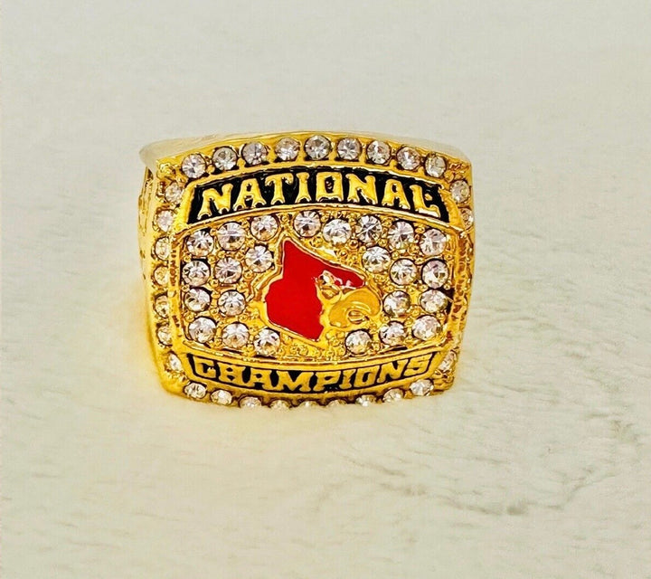 Louisville Cardinals College 2013 Basketball Championship Ring with box, US SHIP