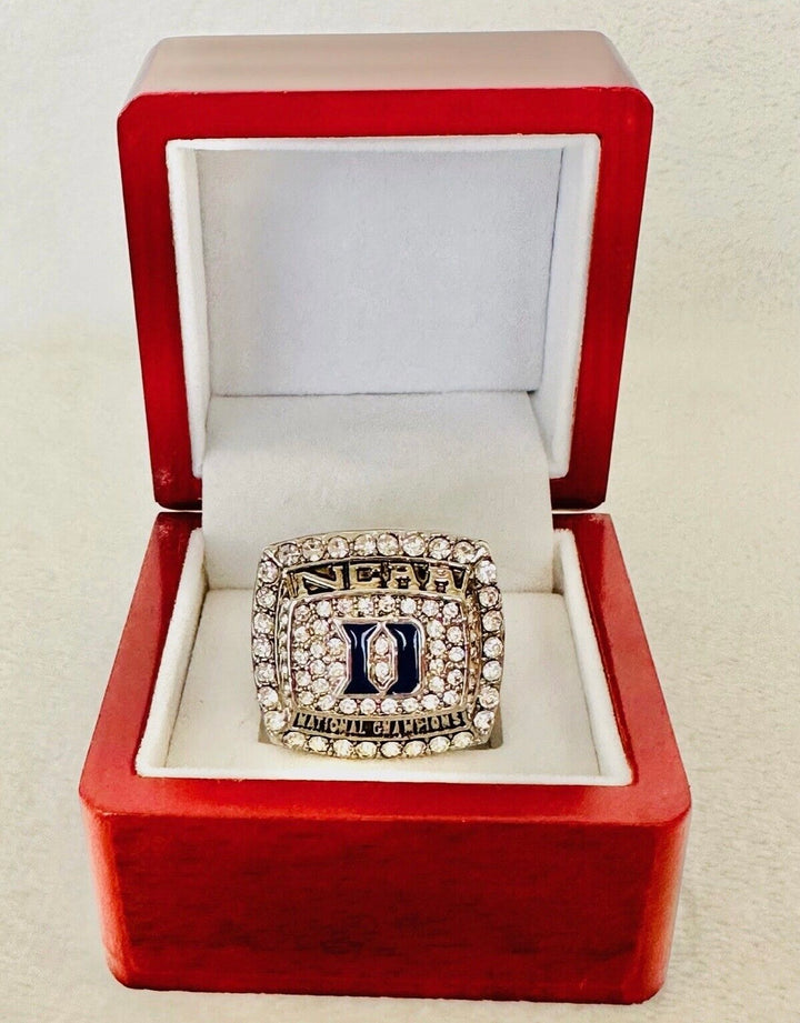 2015 Duke Blue Devils National Champions Basketball Ring with box