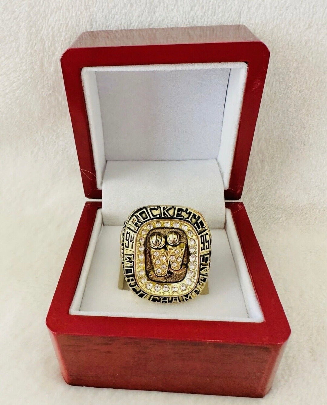 1995 Houston Rockets NBA Championship ring with box, 🇺🇸 SHIP