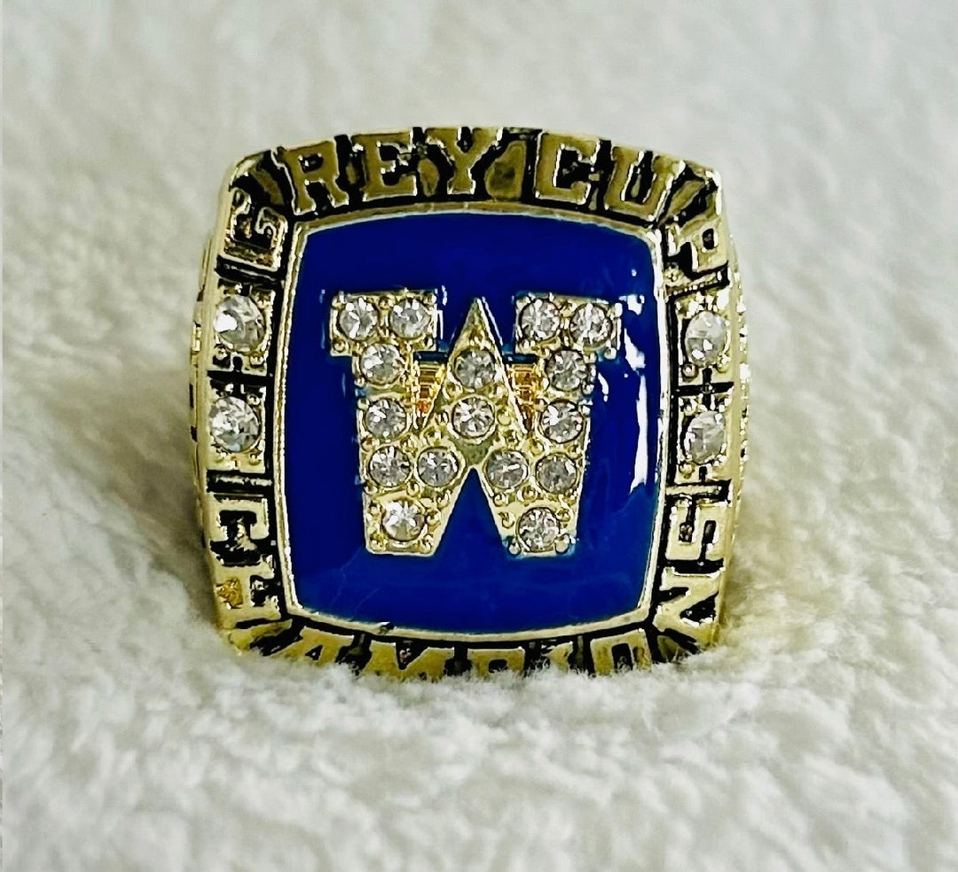 1962 Grey Cup Champions Ring with box, Winnipeg Blue Bombers, Canadian Football