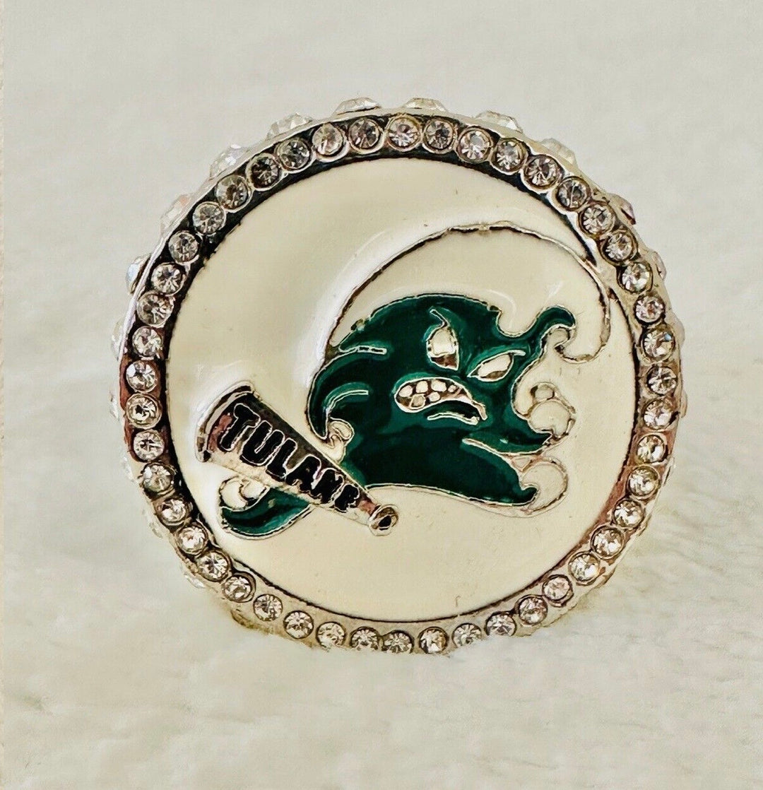 Tulane Green Wave Graduation Ring with box