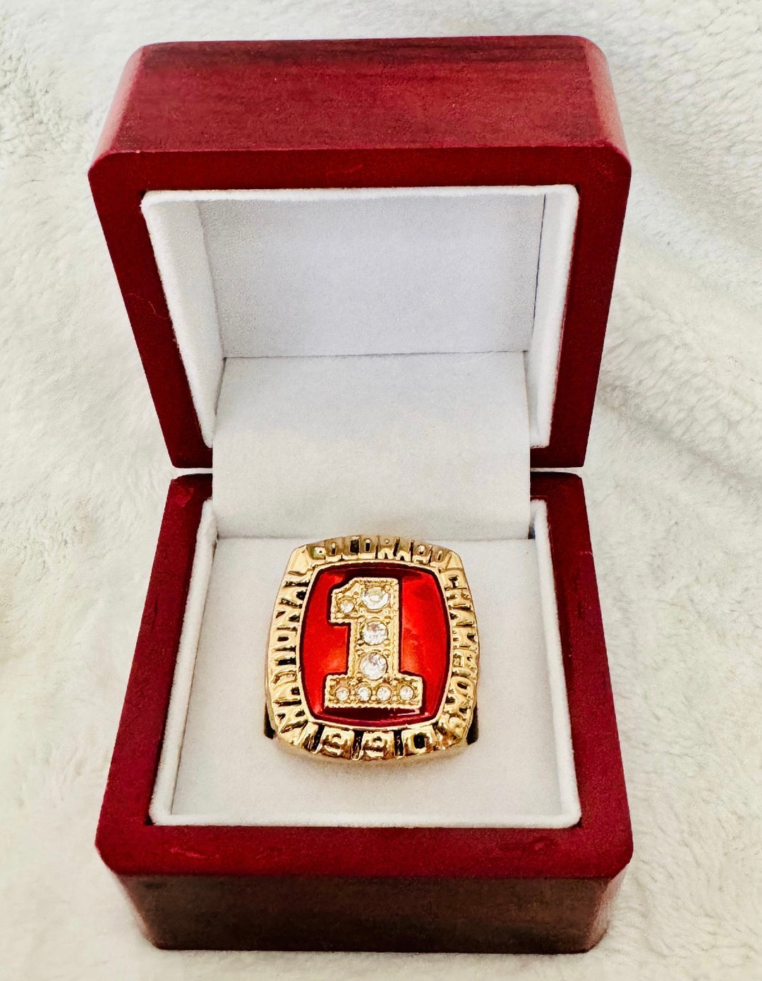 1990 Colorado Buffalos Championship Ring with box, US SHIP