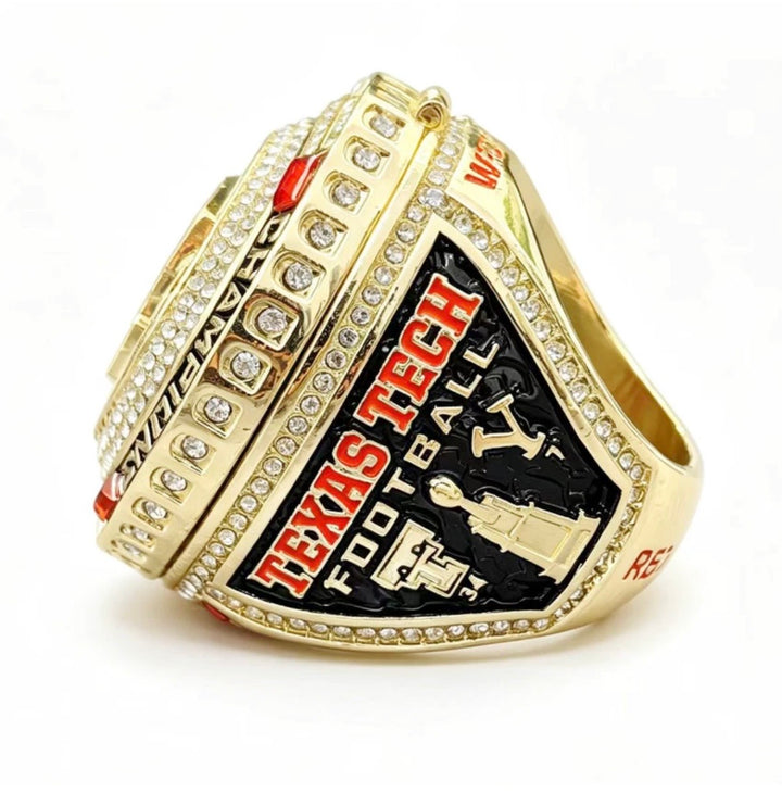 2025 Texas Tech Big 12 Championship ring with box