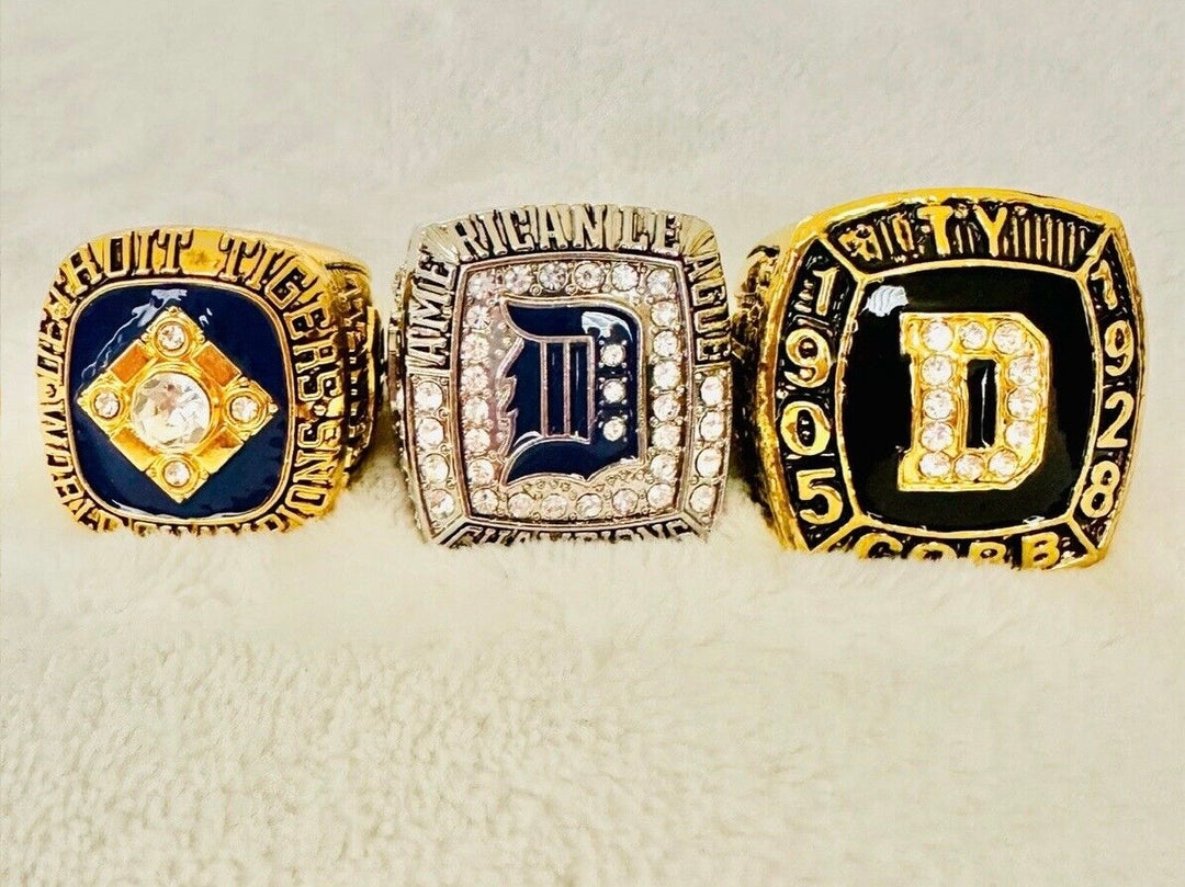 6 PCS Detroit Tigers World Series Championship Ring Set, 🇺🇸 SHIP