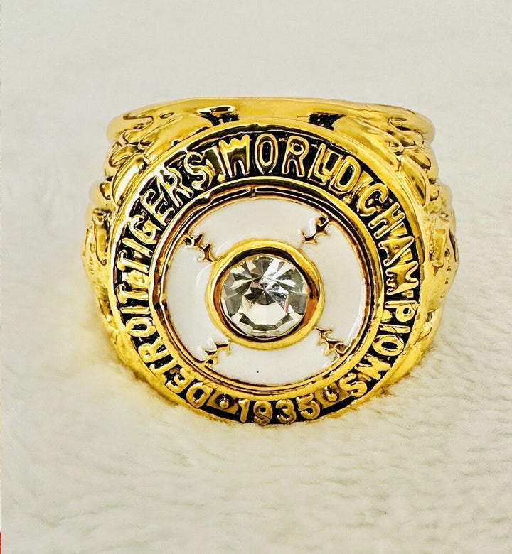 1935 Detroit Tigers World Series Championship Ring, 🇺🇸 SHIP