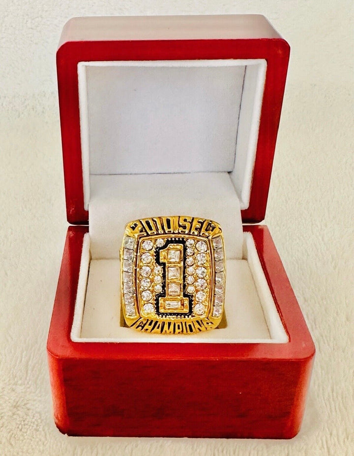 2010 Auburn Tigers NCAA SEC Championship Ring with box, US SHIP