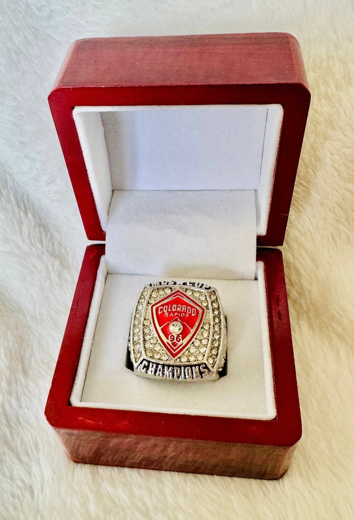 2010 MLS Cup Colorado Rapids Championship Ring with box, US Ship