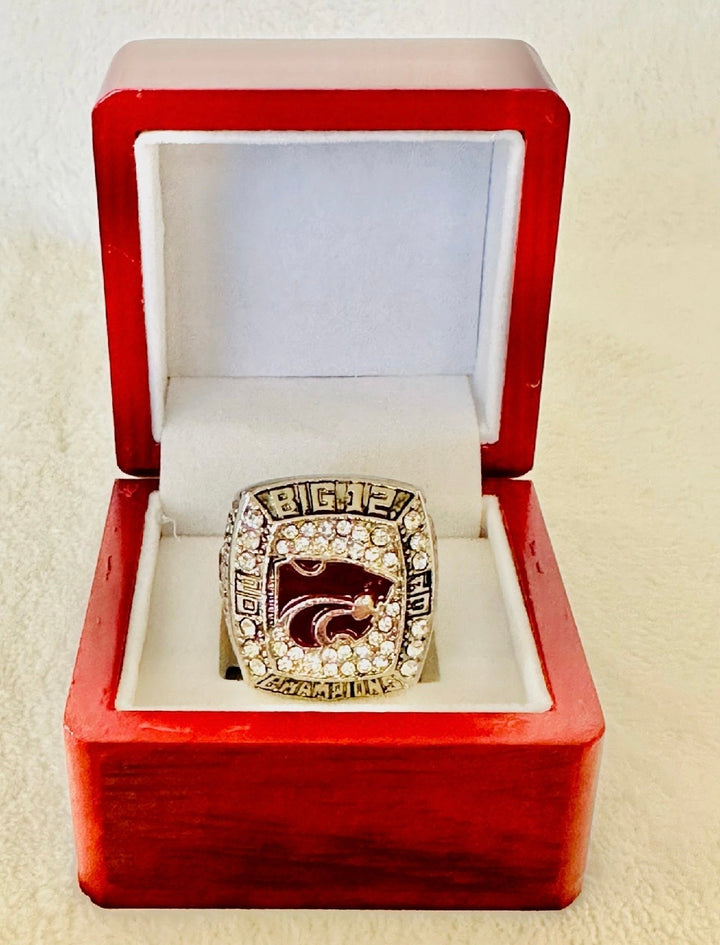 2013 Kansas State Wildcats Big 12 Championship Ring with box, US Ship