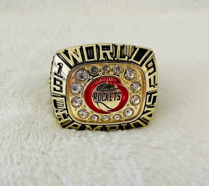 1994 Houston Rockets NBA Championship ring with box, 🇺🇸 SHIP