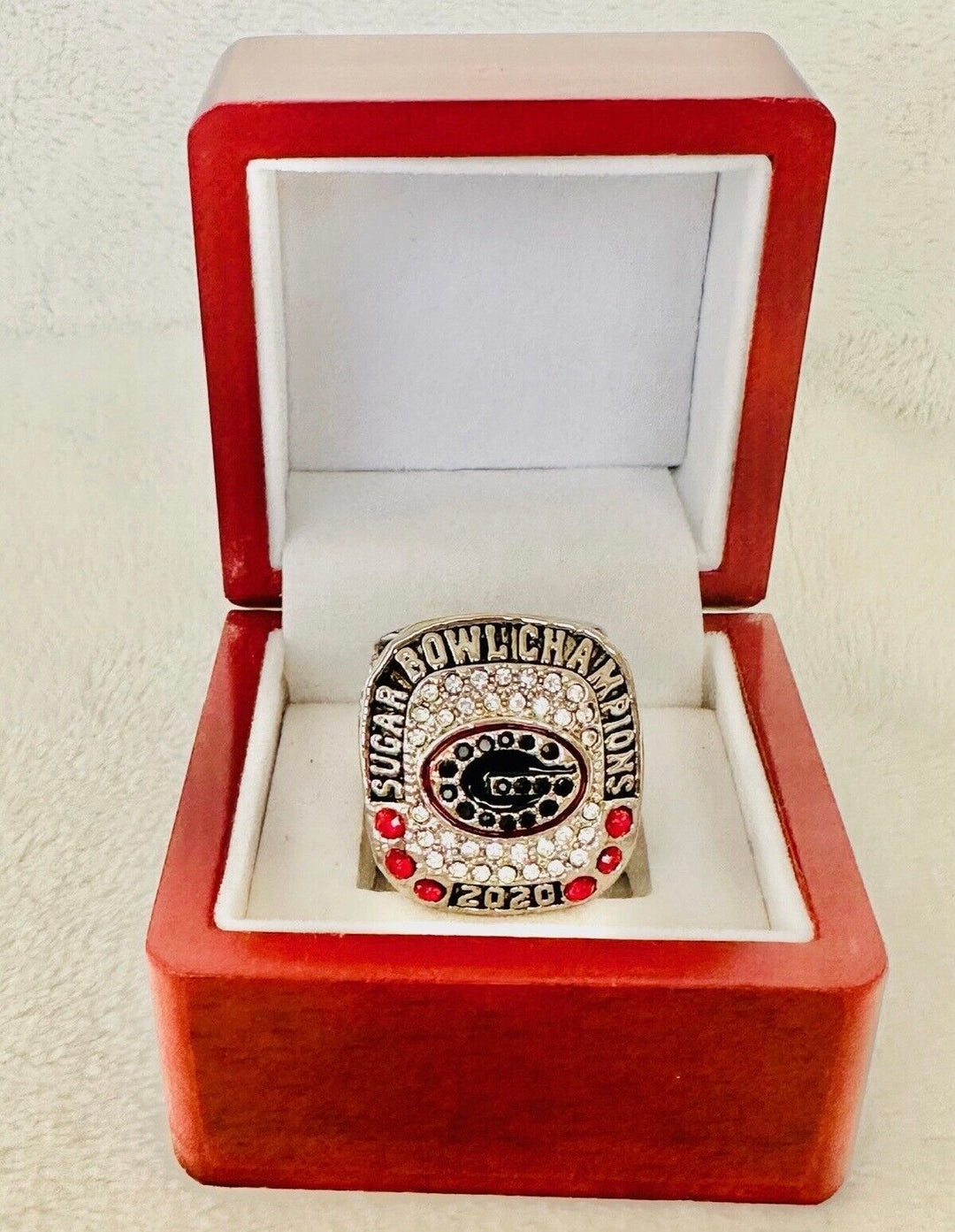 2020 Georgia Bulldogs Sugar Bowl Championship Ring with box, US SHIP