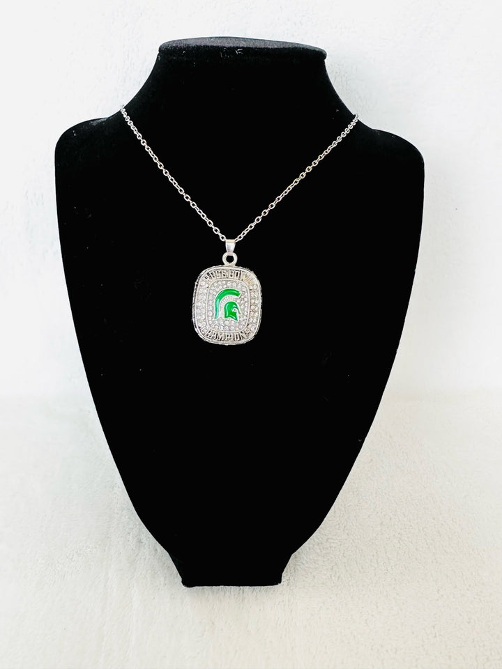 2013 Michigan State Spartans Rose Bowl Championship Pendant - EB Sports Championship Rings