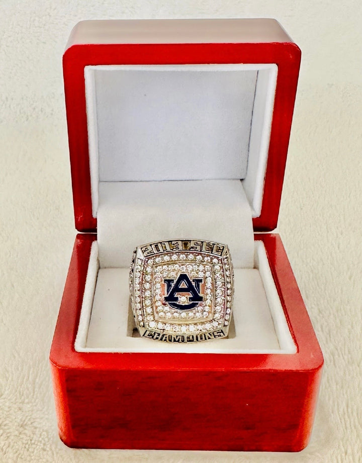2013 Auburn Tigers NCAA SEC Championship Ring with box, US SHIP