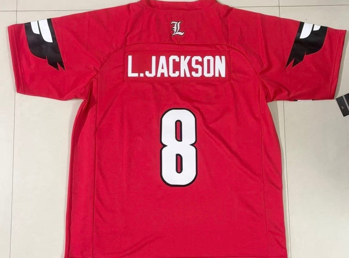 Louisville Cardinals Lamar Jackson Stitched Jersey