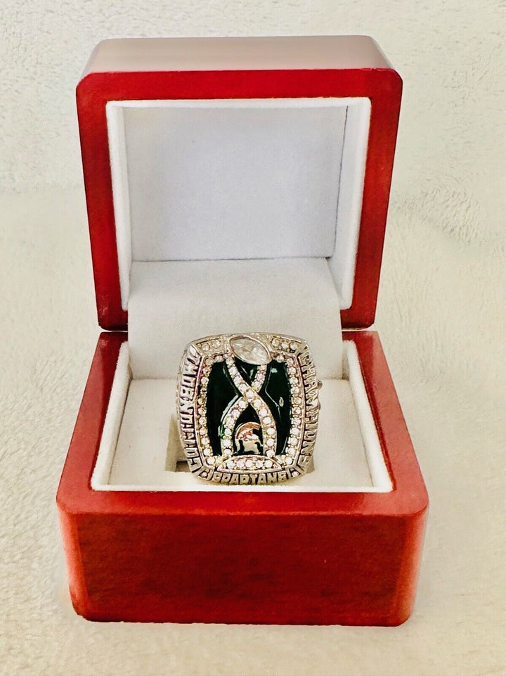 2015 Michigan State Spartans Cotton Bowl Ring Championship Ring W Box, US Ship - EB Sports Champion&