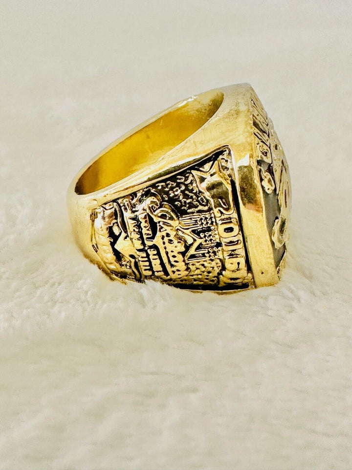2016 Cleveland Indians NL Championship Ring by EBSportsRings.com with detailed team and championship engravings.
